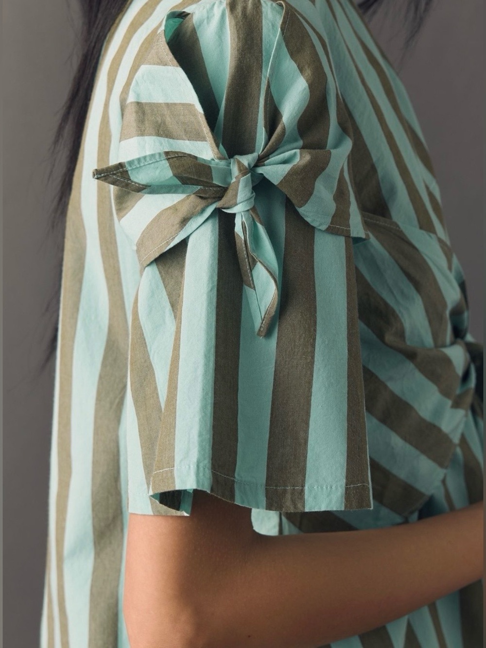NEW Anthropologie Damson Madder Estelle Cotton Tee Blouse Size 10 US - Picture 3 of 4